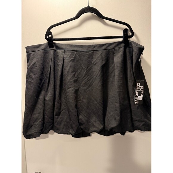 Future Collective Dresses & Skirts - Future Collective Black Circle Skirt - Flared Skater Style